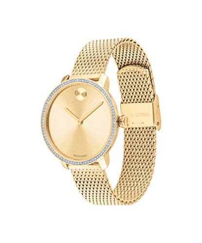 Women's Movado Yellow Shimmer Bracelet Casual Swiss Watch