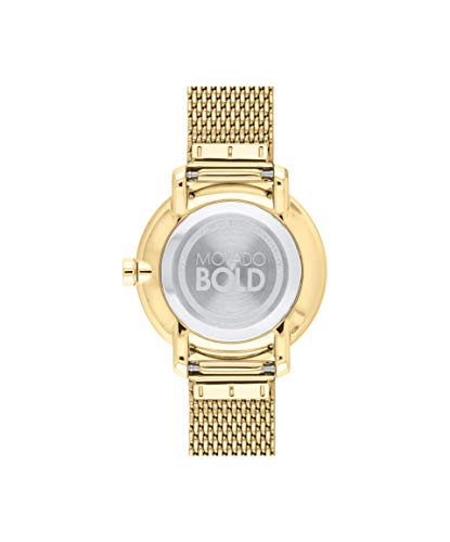 Women's Movado Yellow Shimmer Bracelet Casual Swiss Watch