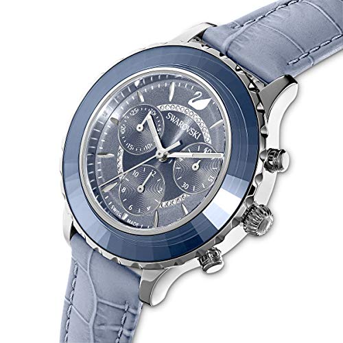 Swarovski Octea Lux Chrono Watch with Blue Crystal