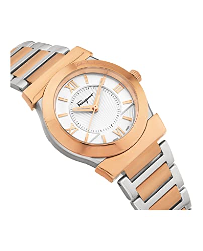 Salvatore Ferragamo Vega Luxury Women's Two-Tone Watch