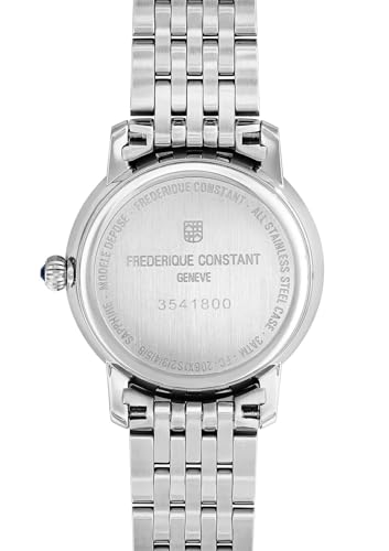 Frederique Constant Women's Slimline Moonphase Silver Watch