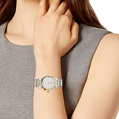 Bulova Ladies' Classic Diamond Dial Two-Tone Watch