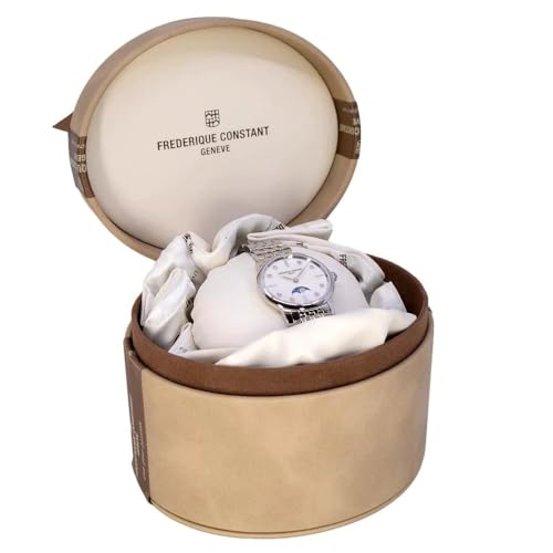 Frederique Constant Women's Slimline Moonphase Silver Watch
