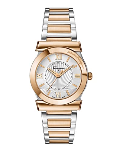 Salvatore Ferragamo Vega Luxury Women's Two-Tone Watch