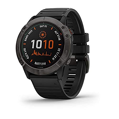 Garmin fenix 6X Pro Solar GPS Watch, Mapping, Music