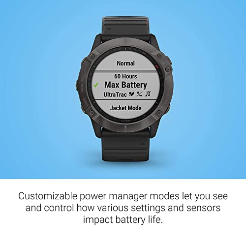 Garmin fenix 6X Pro Solar GPS Watch, Mapping, Music