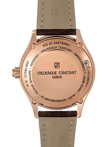 Frederique Constant Men's Smart Fitness Watch White/Brown