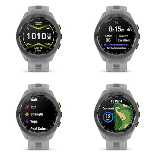 Garmin Approach S70 42MM Gray Smartwatch Bundle