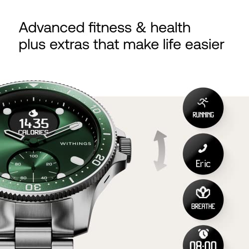 Withings ScanWatch - Hybrid Smartwatch with GPS & Heart Rate