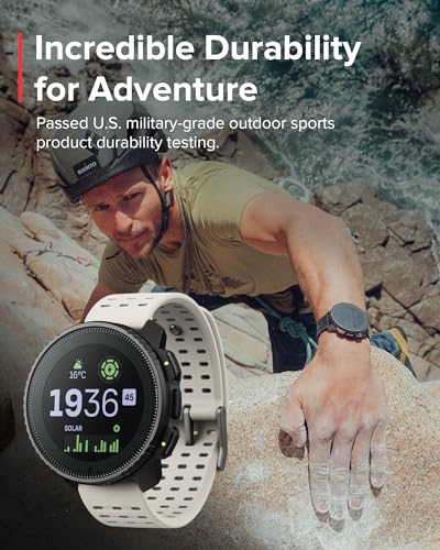 SUUNTO Vertical Solar GPS Adventure Watch, Dual-band GNSS