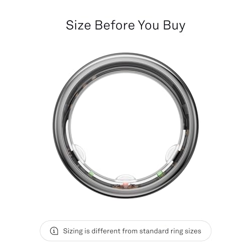 Gen3 Horizon Silver Smart Ring - Size 6