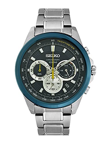 Seiko Men's White Dial Dress Analog Watch