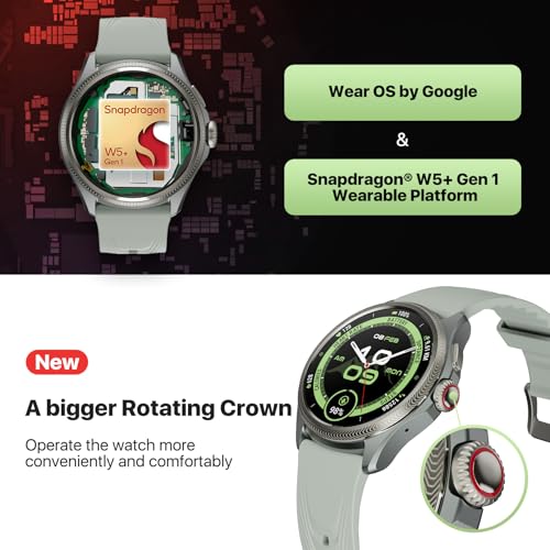 Ticwatch Pro 5 Enduro Smartwatch - Android OS, Fitness