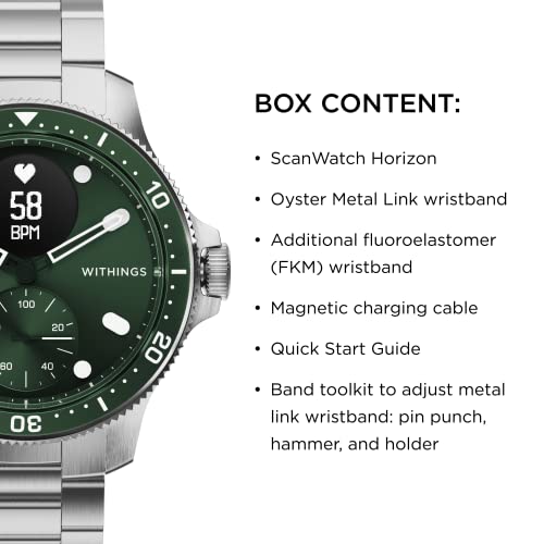 Withings ScanWatch - Hybrid Smartwatch with GPS & Heart Rate