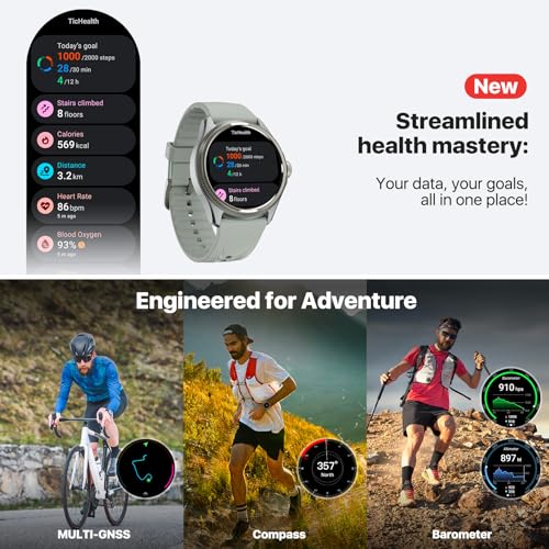 Ticwatch Pro 5 Enduro Smartwatch - Android OS, Fitness
