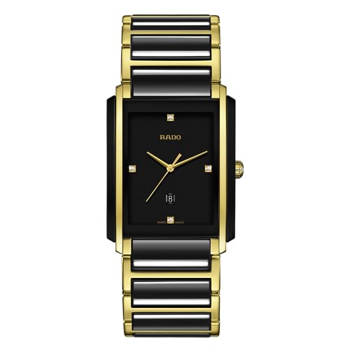 Rado Black Gold Diamond Dress Watch, Quartz 31 x 41.1 mm