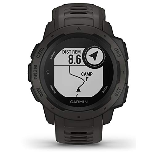 Garmin Instinct: Rugged Outdoor Watch with GPS, Heart Rate Monitoring