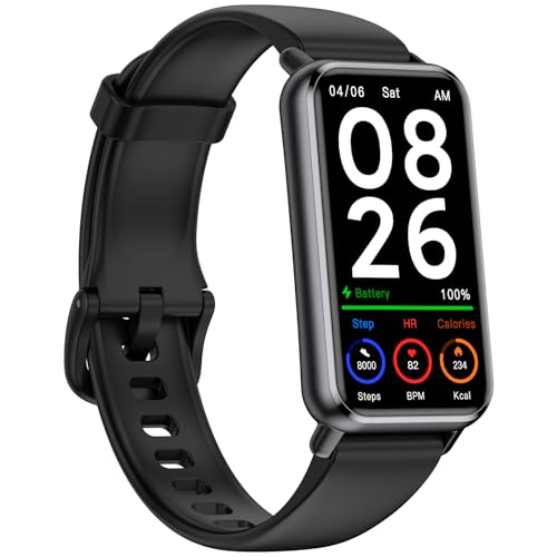 Unisex Fitness Tracker, AMOLED Screen, Heart Rate, Sleep, Waterproof