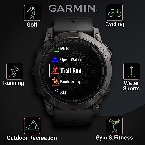 Garmin Epix Pro Gen 2 Smartwatch: Titanium 51mm