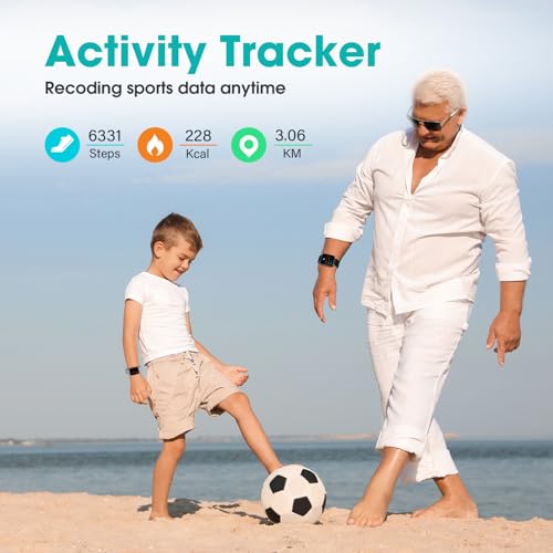 TYKOIT Pedometer Watch Waterproof Fitness Tracker Men Women