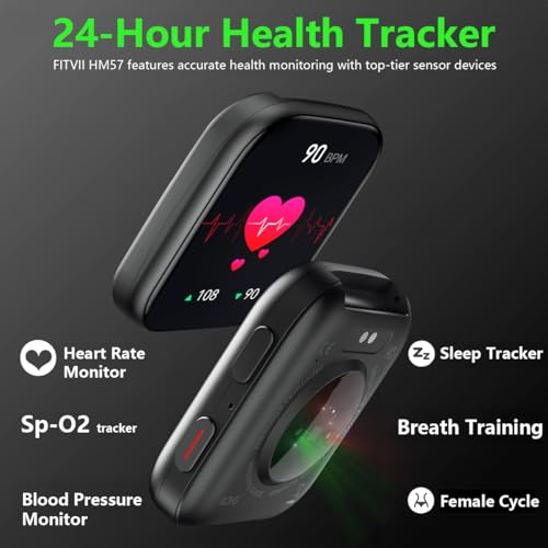 FITVII Health & Fitness Tracker 2024 Smart Watch