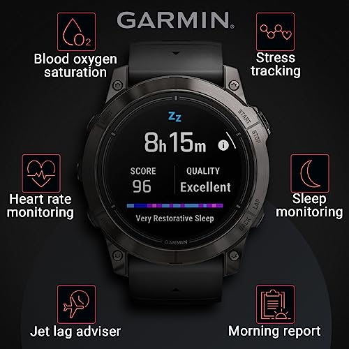 Garmin Epix Pro Gen 2 Smartwatch: Titanium 51mm