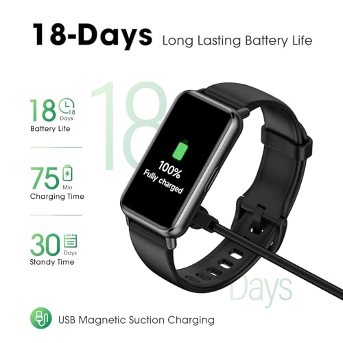 Unisex Fitness Tracker, AMOLED Screen, Heart Rate, Sleep, Waterproof