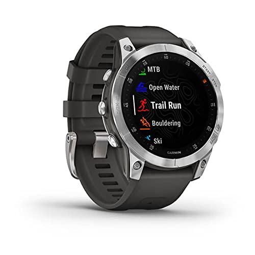 Garmin epix 2 Active Smartwatch Slate/Steel Black Silicone