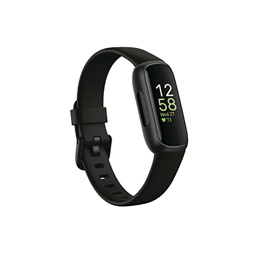 Fitbit Inspire 3 Health & Fitness Tracker, Black Zen