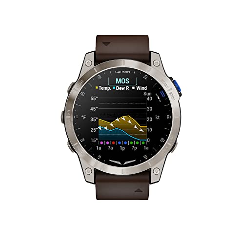 Garmin D2 Mach 1 Smartwatch: Aviator GPS, Health Features