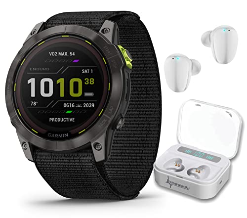 Garmin Enduro 2 Smartwatch, Titanium with Nylon Band