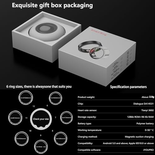 Smart Ring Fitness Tracker Health Sleep Heart Rate