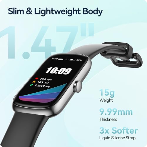 24/7 Heart Rate/Sleep Monitor, Activity Tracker Smartwatch