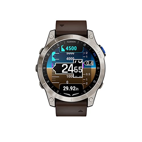Garmin D2 Mach 1 Smartwatch: Aviator GPS, Health Features