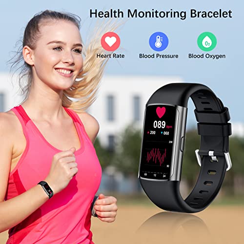 IP68 Waterproof Smart Fitness Tracker Watch for Women Men