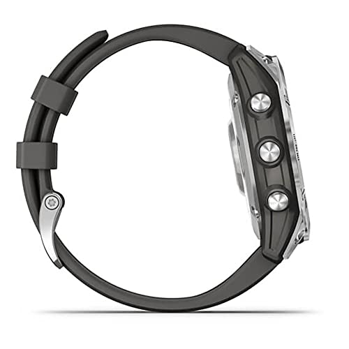 Garmin epix 2 Active Smartwatch Slate/Steel Black Silicone