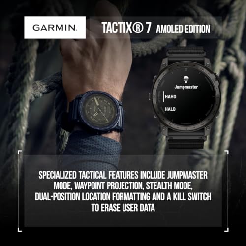 Garmin Tactix 7 - Military Tactical Smartwatch Bundle