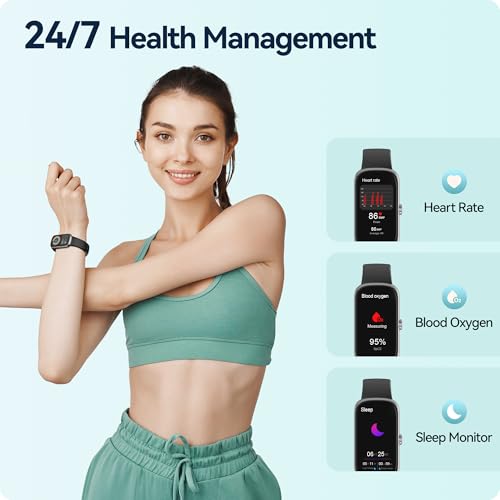 24/7 Heart Rate/Sleep Monitor, Activity Tracker Smartwatch