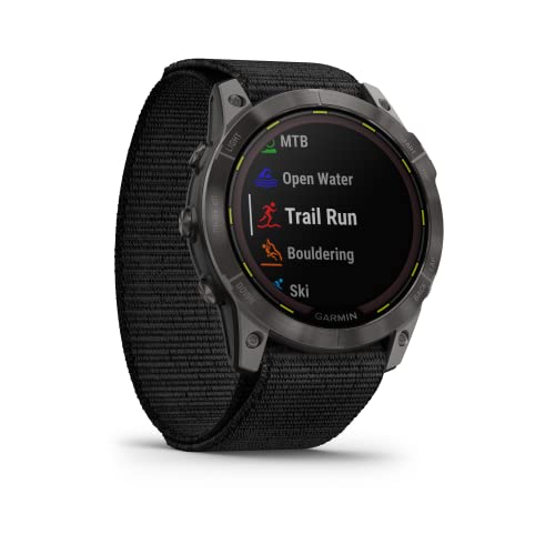 Garmin Enduro 2 Smartwatch, Titanium with Nylon Band