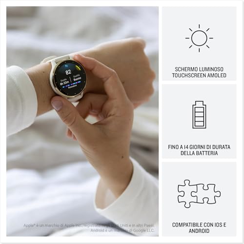 Garmin Venu 3 Black Stainless Steel Smartwatch 45mm