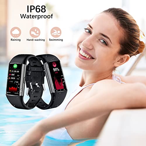 IP68 Waterproof Smart Fitness Tracker Watch for Women Men
