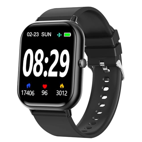 Choiknbo Smartwatch with Heart Rate Monitor, IP68 Waterproof