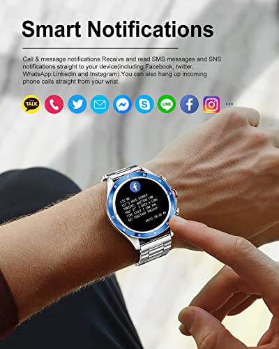 LIGE Smart Watch: Bluetooth Calls, 20 Sport Modes