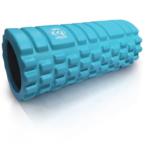 Medium Density Deep Tissue Foam Roller by 321 STRONG