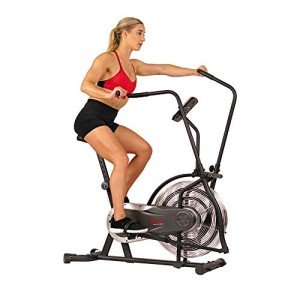 Sunny Health Zephyr Air Bike with Unlimited Resistance