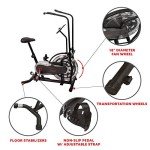 Sunny Health Zephyr Air Bike with Unlimited Resistance
