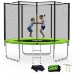8FT SKOK Trampoline with Safety Enclosure Net