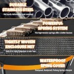 12FT/14FT Outdoor Trampoline with Basketball Hoop