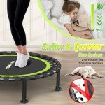 Foldable Mini Trampoline for Adults and Kids