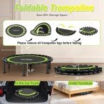 Foldable Mini Trampoline for Adults and Kids